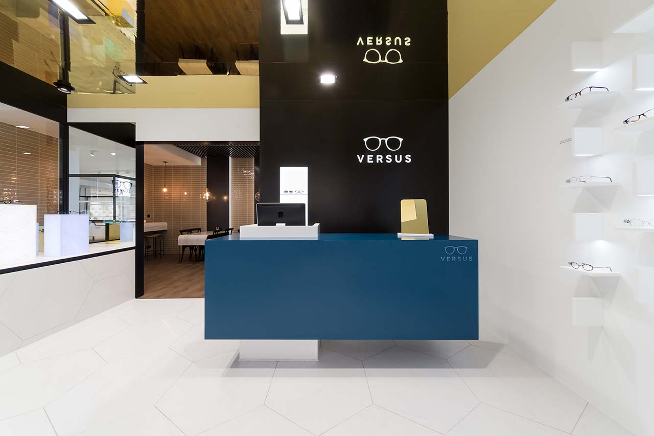 白色与自然的完美结合,眼科诊所与餐厅的现代演绎-0