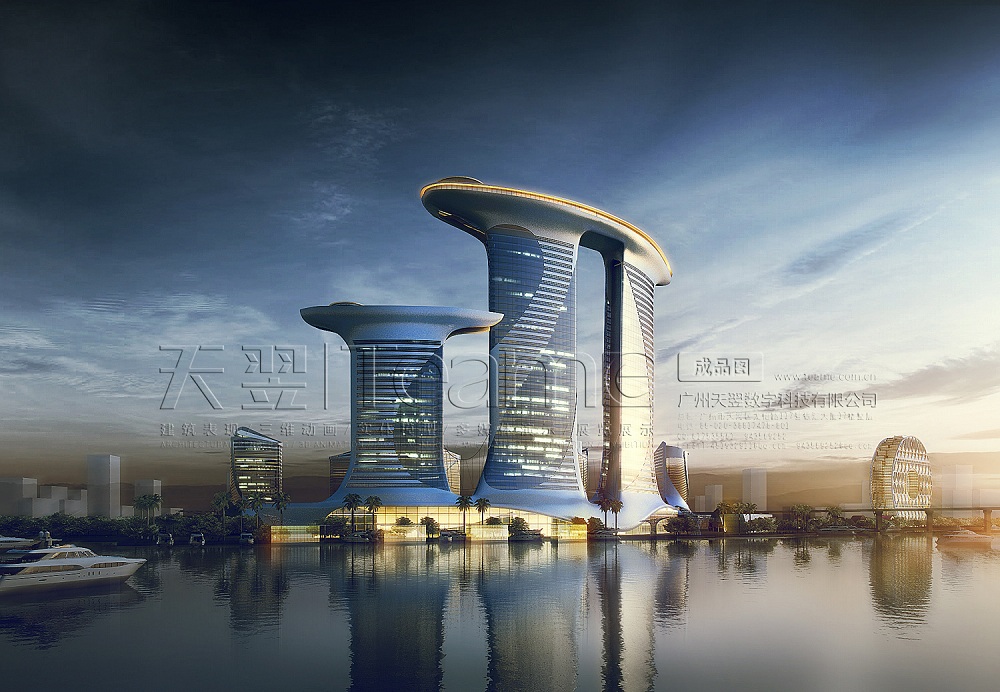 3D renderings--Office buildings-4