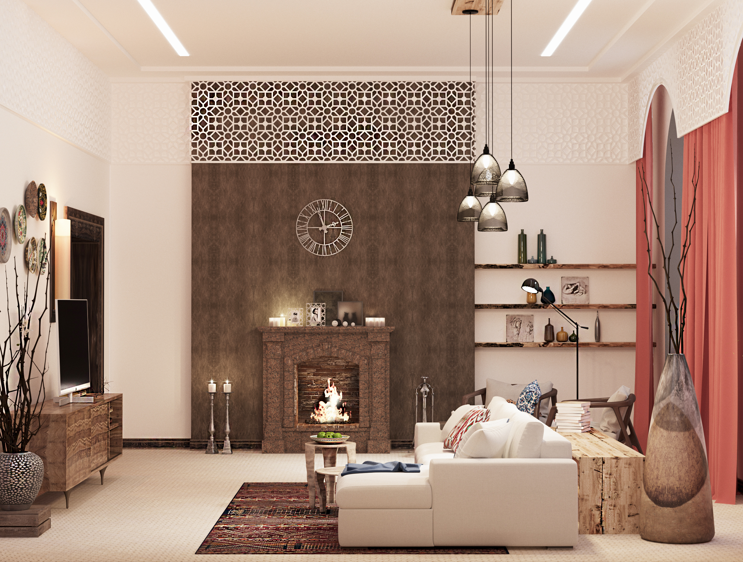 House. Moroccan motifs - 1nd floor-19
