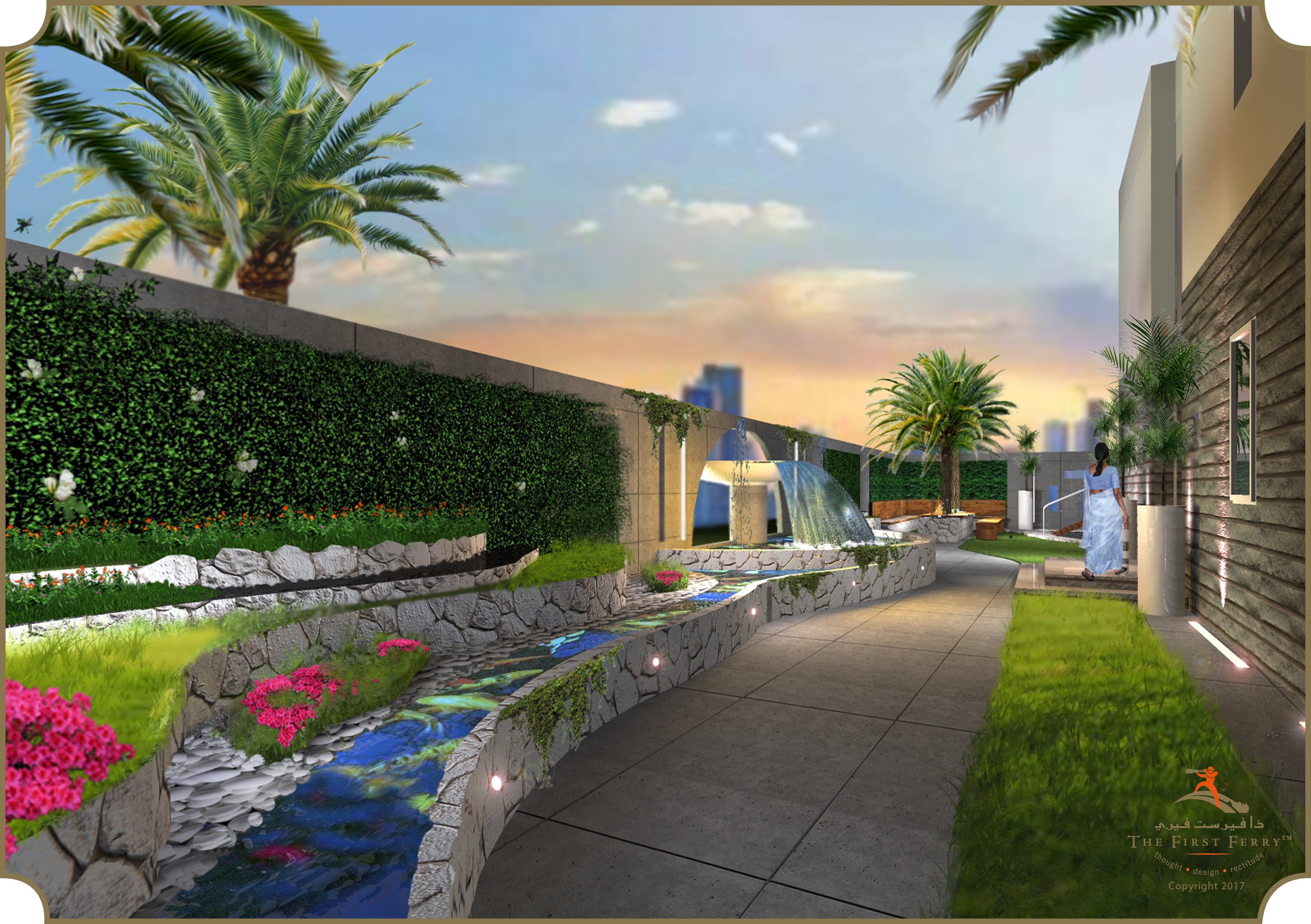 阿联酋沙迦别墅 | 现代与自然的和谐共生-0