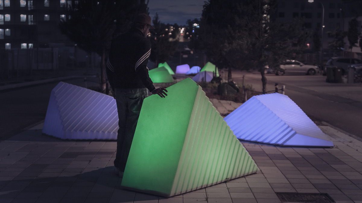 梦幻互动雕塑 | 光之 marble 点亮公共空间-23