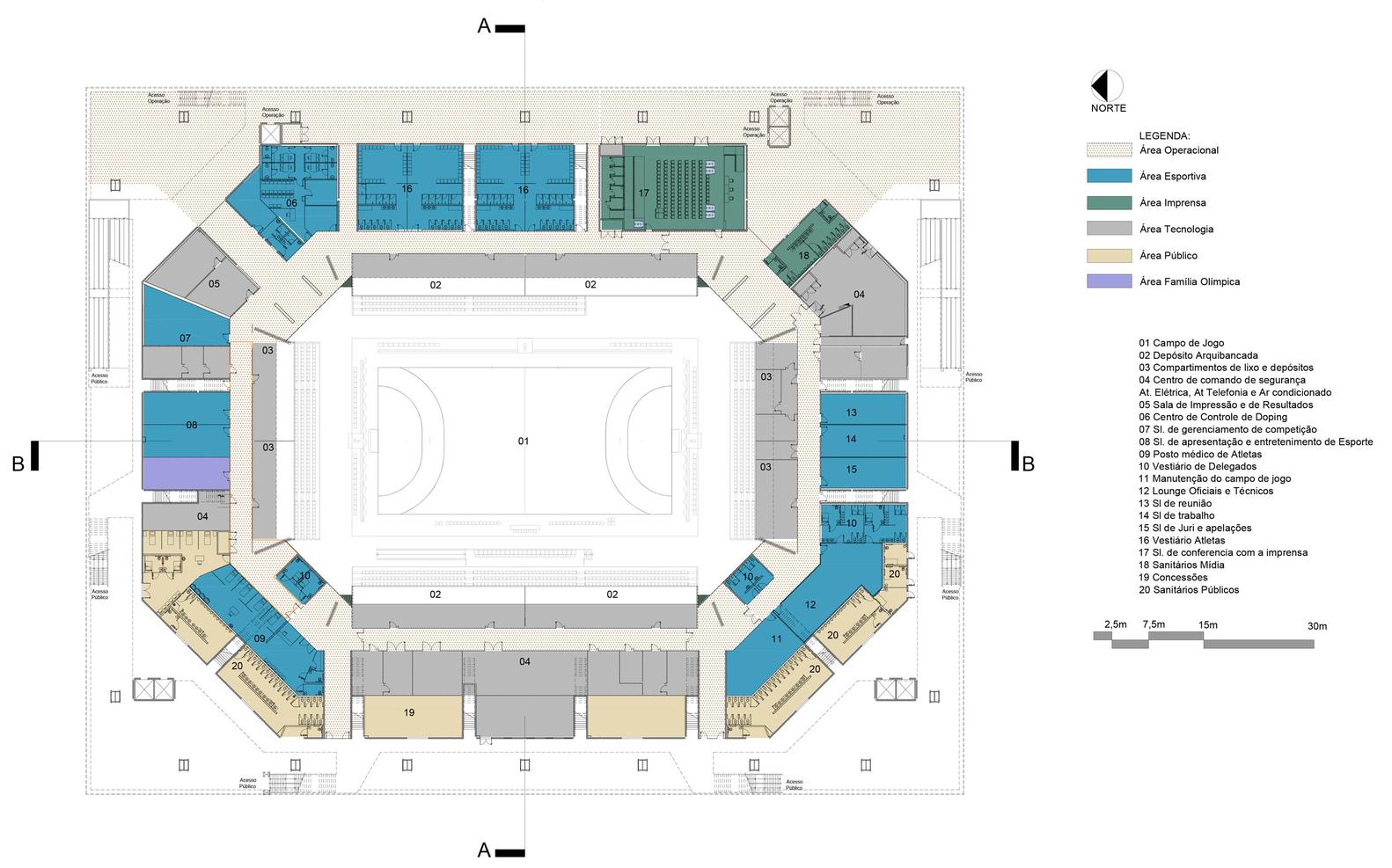 里约 2016 奥运会手球赛场——灵活可变的八角形建筑-43
