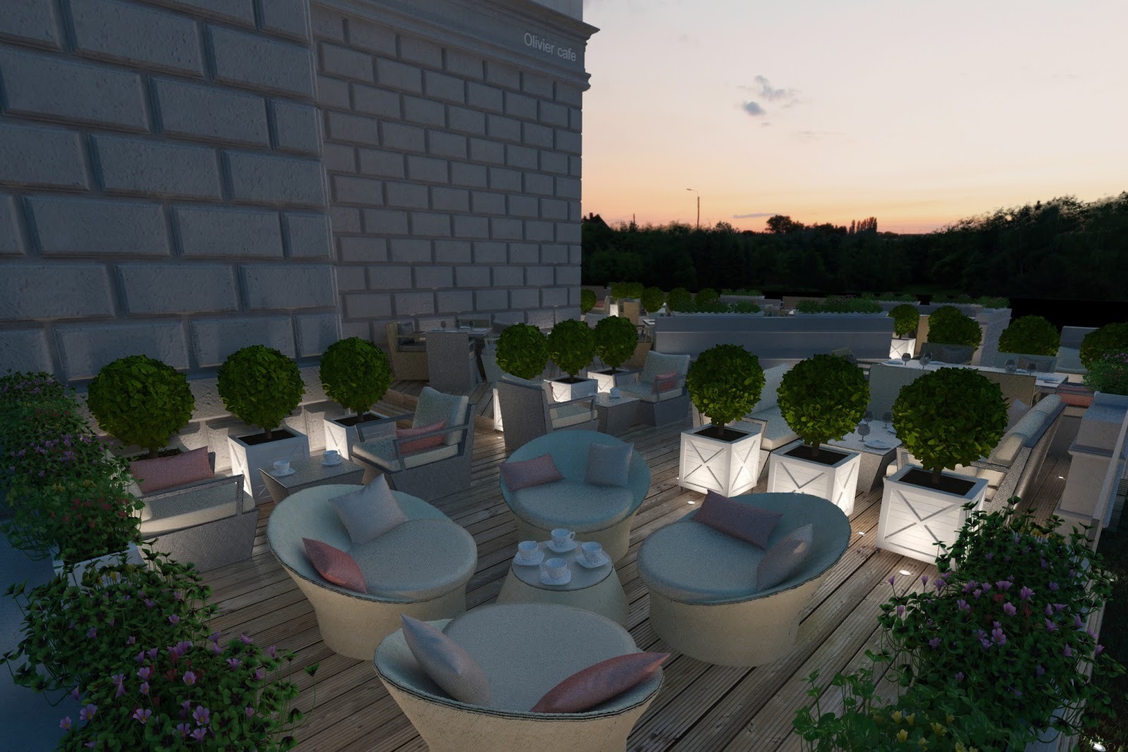 2012 年完成的阿尔玛提 Olivier 餐厅-4