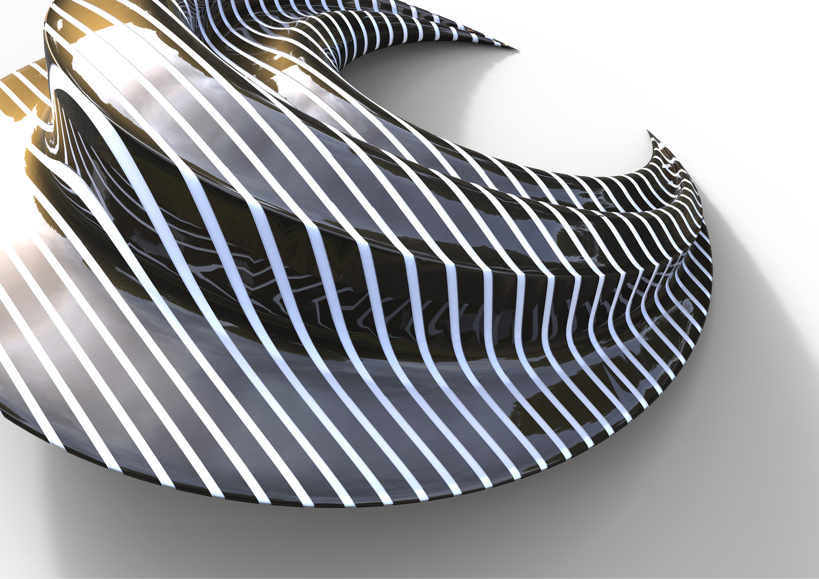 新月型公共座椅——现代建筑与室内空间的完美融合-3