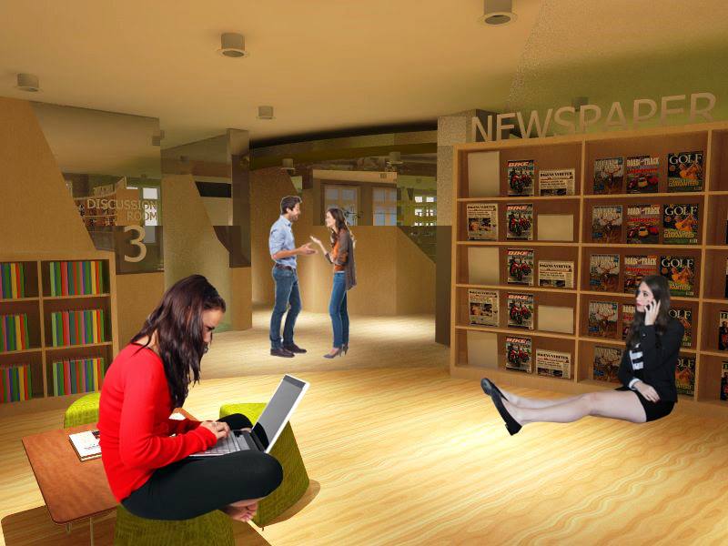 生命协同的 Kwanghwa 高中学图书馆设计-20