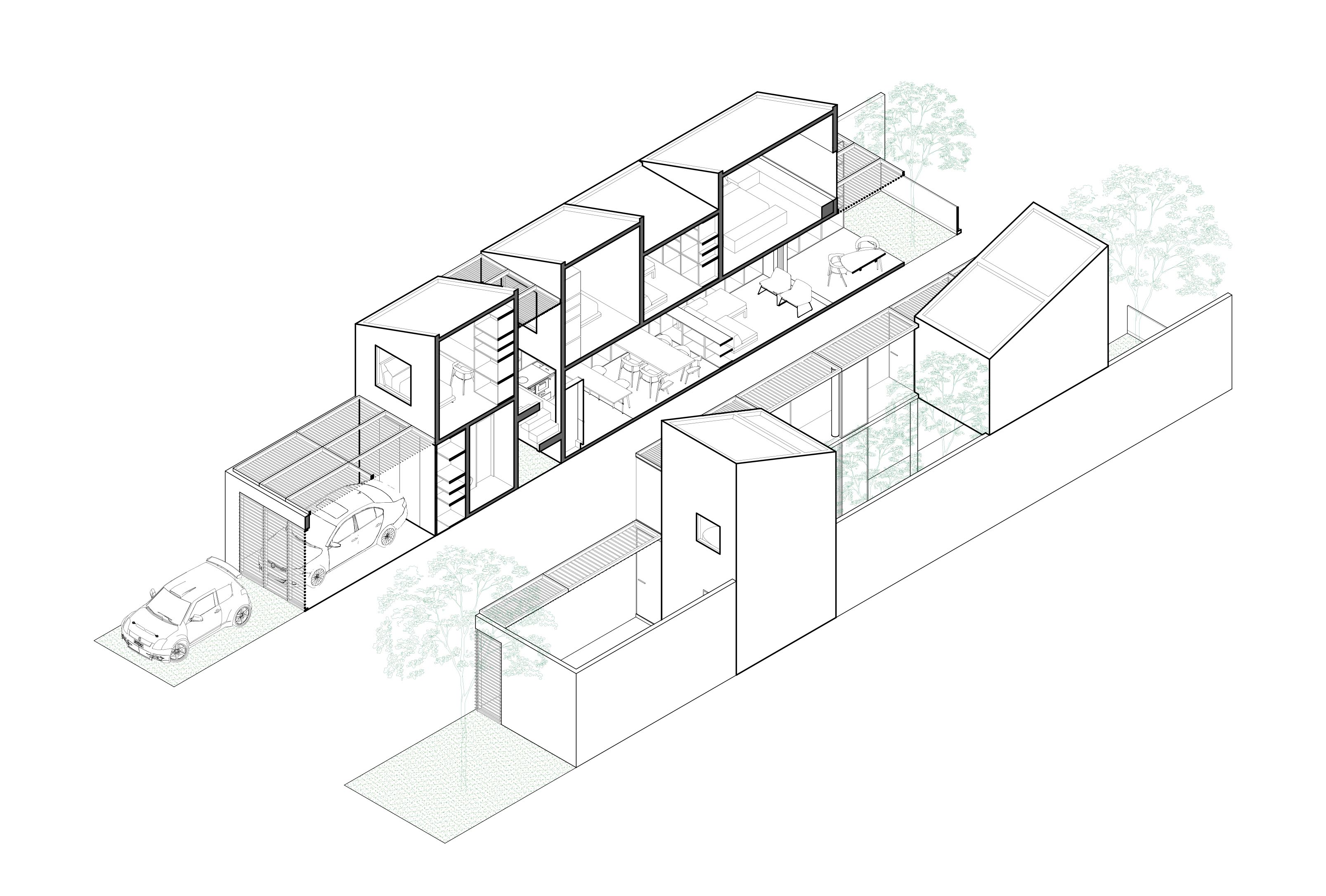 融入自然的花园别墅-3