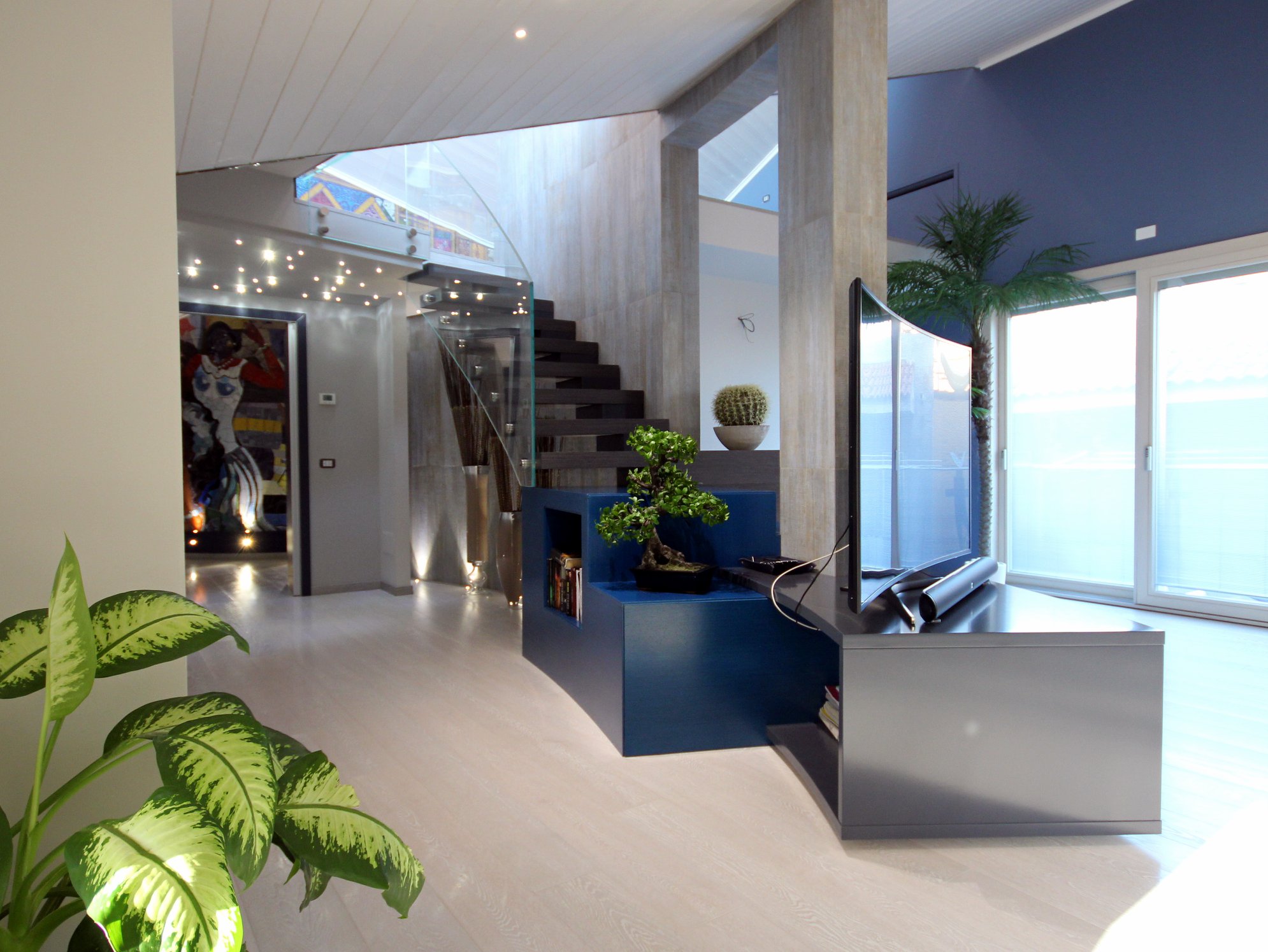 梦幻蓝调之家·意式风格室内设计-5