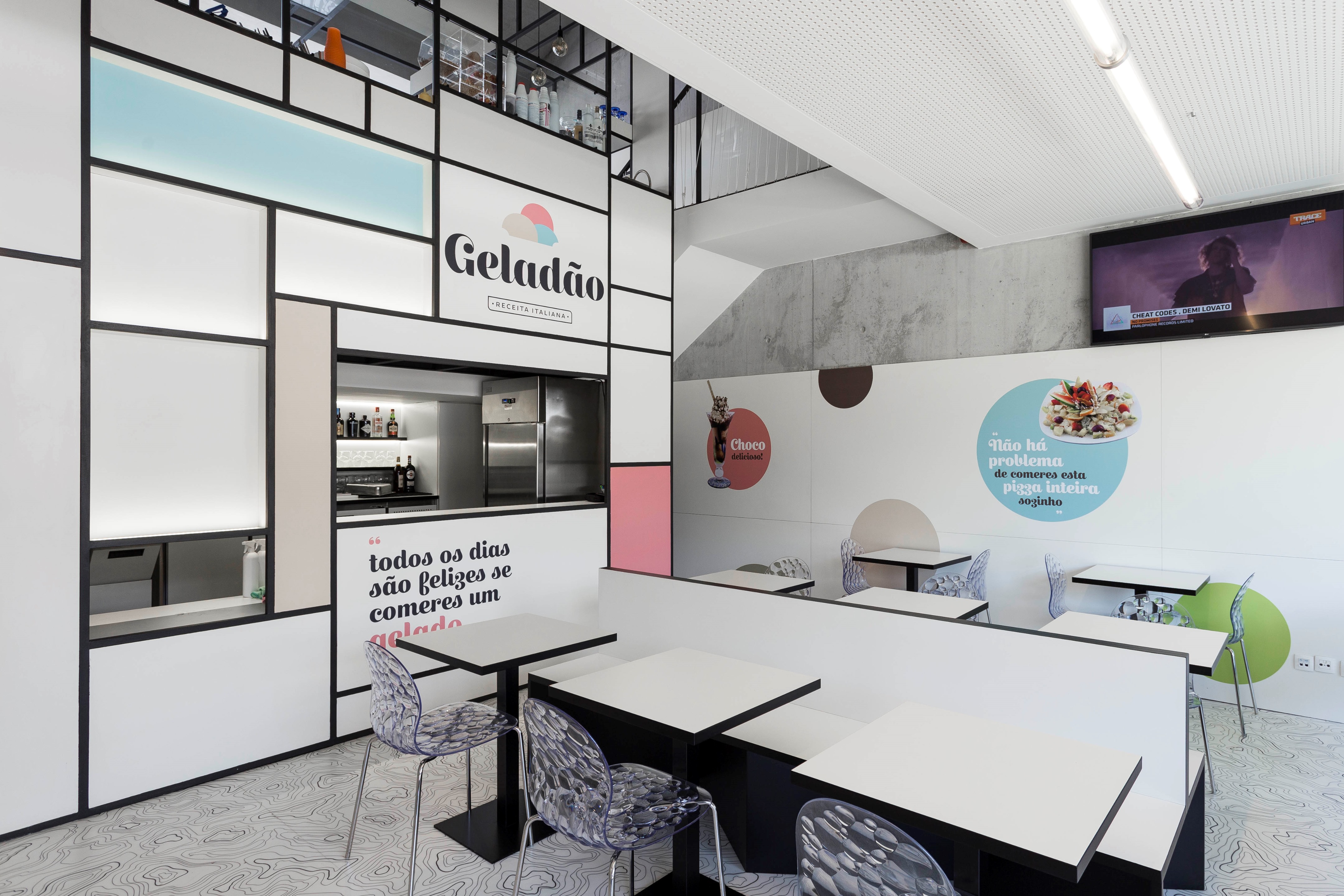 2017 年完成的 1605_Geladão 餐厅室内设计-2