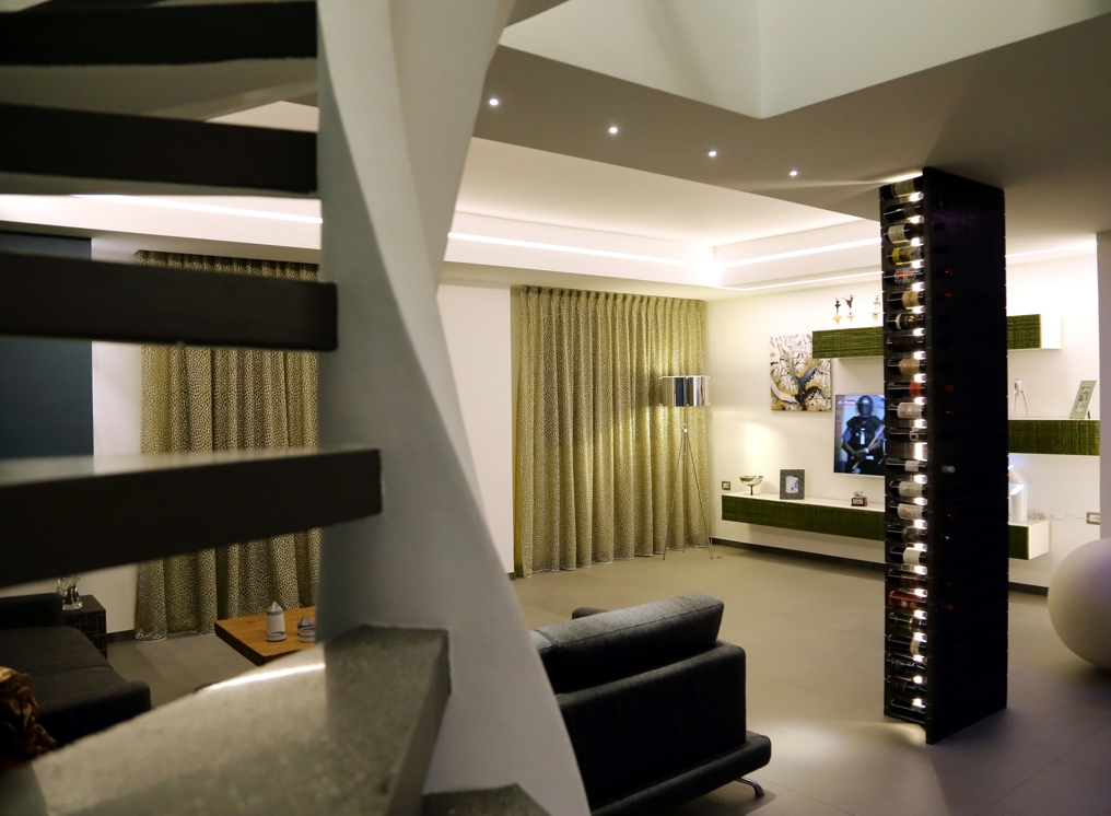 现代风格公寓设计，绿色与白色打造生活空间-11