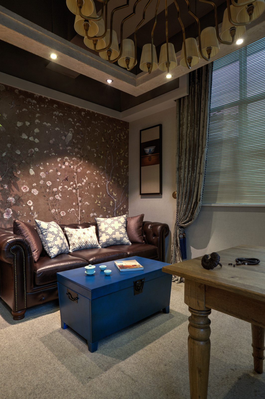 寓尚设计&泰瑞软装新馆 | 现代中式韵味,品茗赏器的界限之美-13