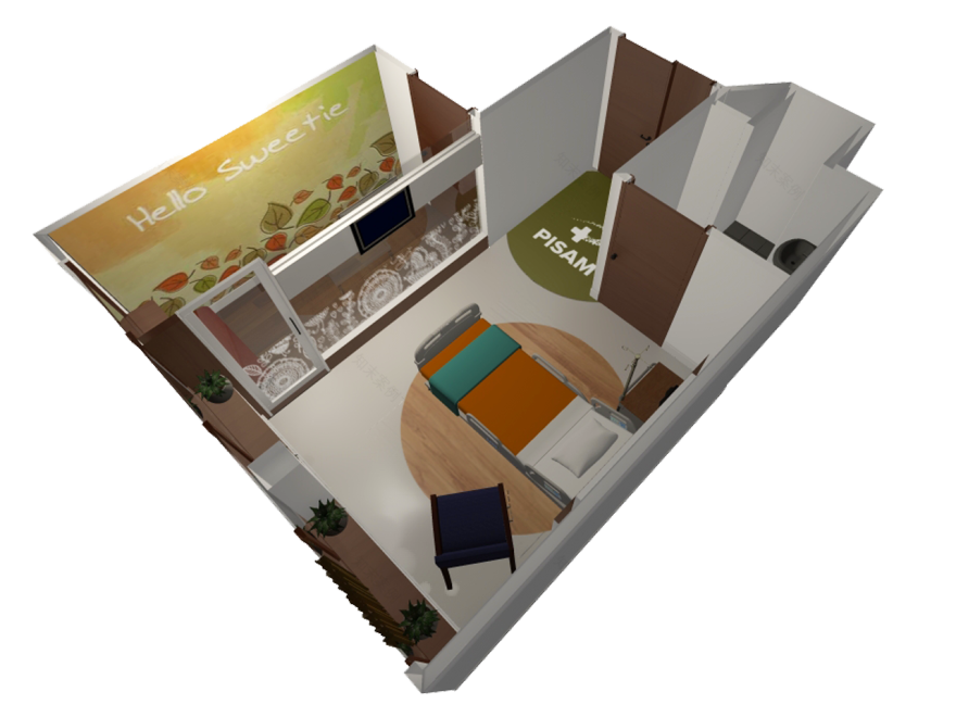 个性化单间病房设计方案-7