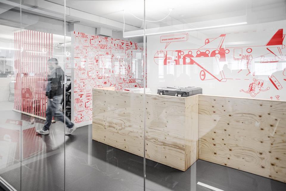 美食电商 efood 总部室内设计案例解析-0