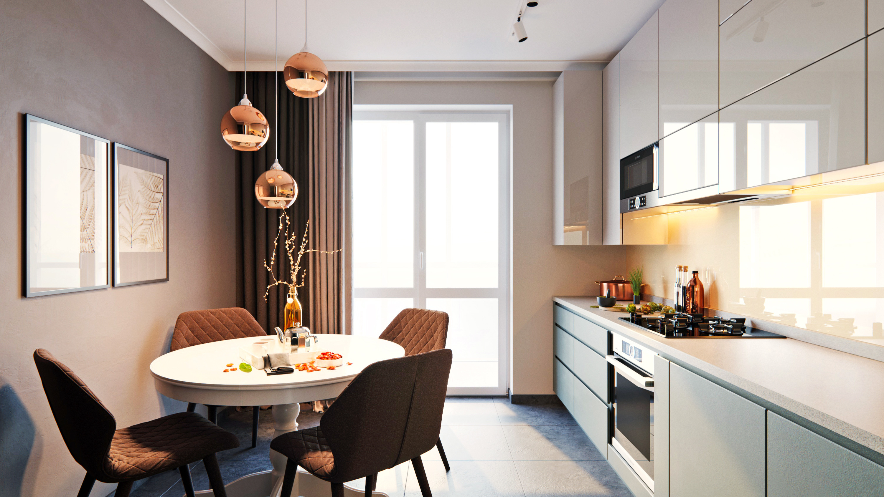 温暖绿意，2018 年女士公寓设计-1