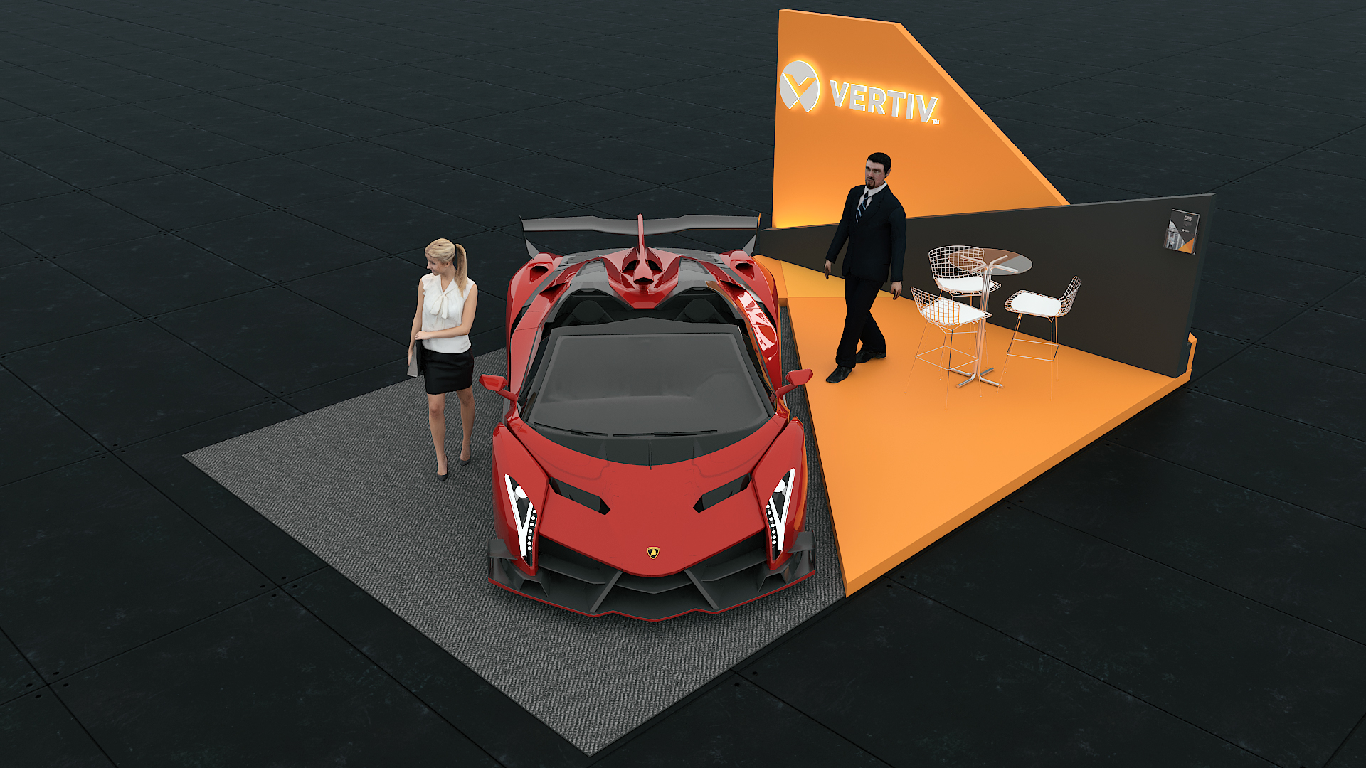 巴西 Vertiv98 平米网络中心 现代简约风格-11