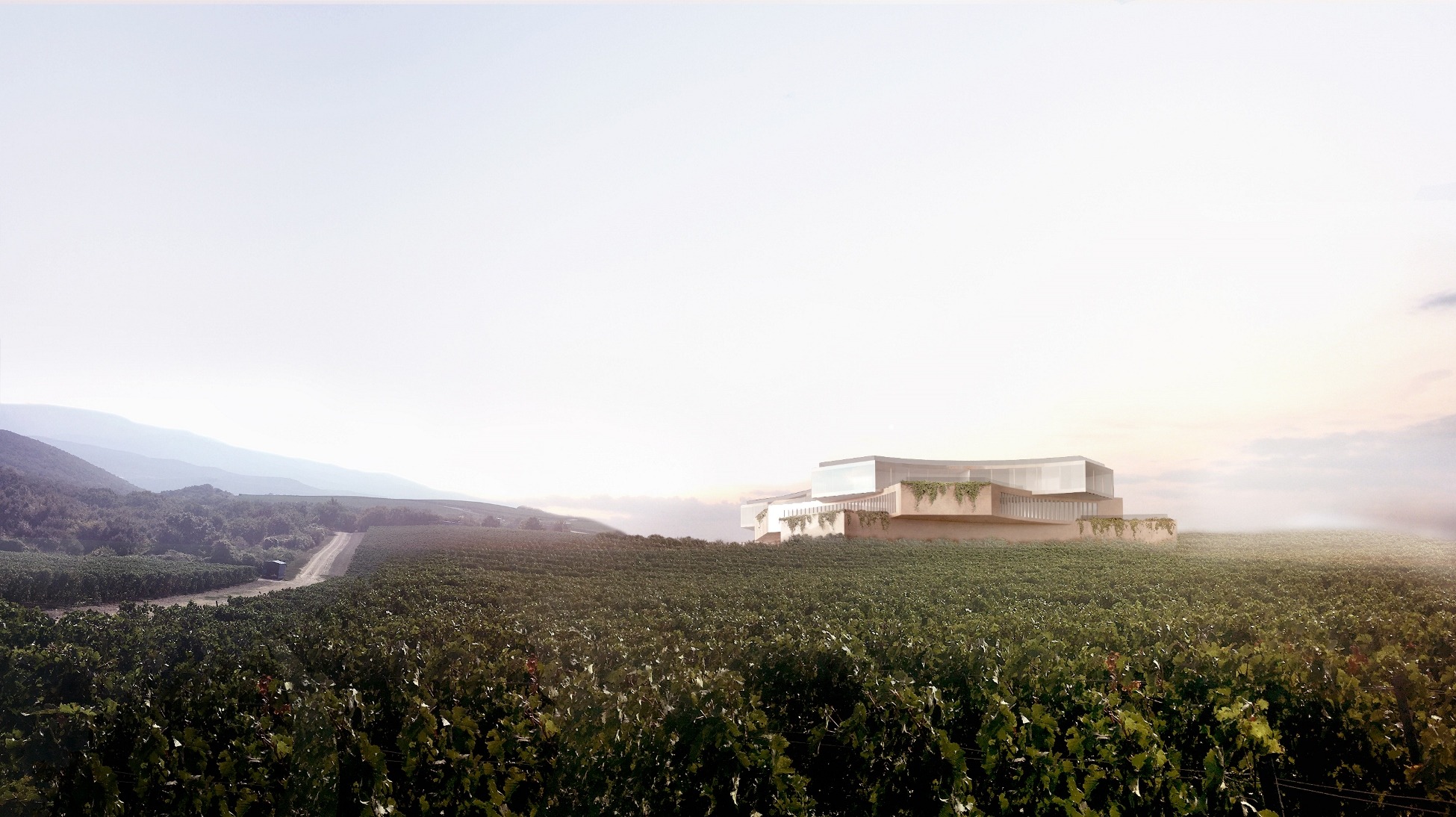 融合自然的现代酒庄设计-2