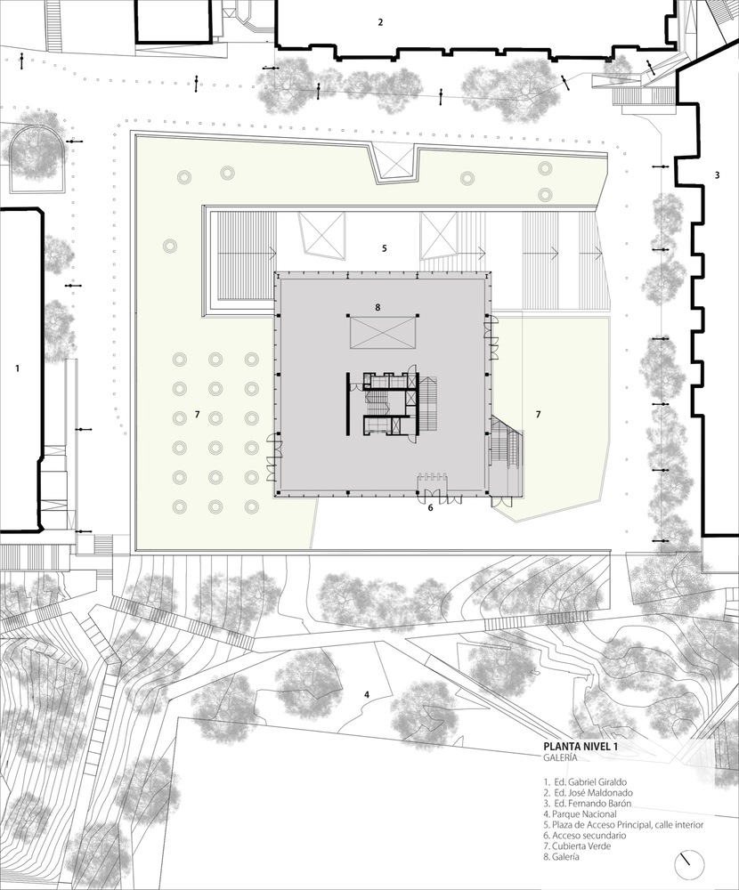 波哥大杰弗里亚大学艺术学院新建筑,城市与自然交融-71