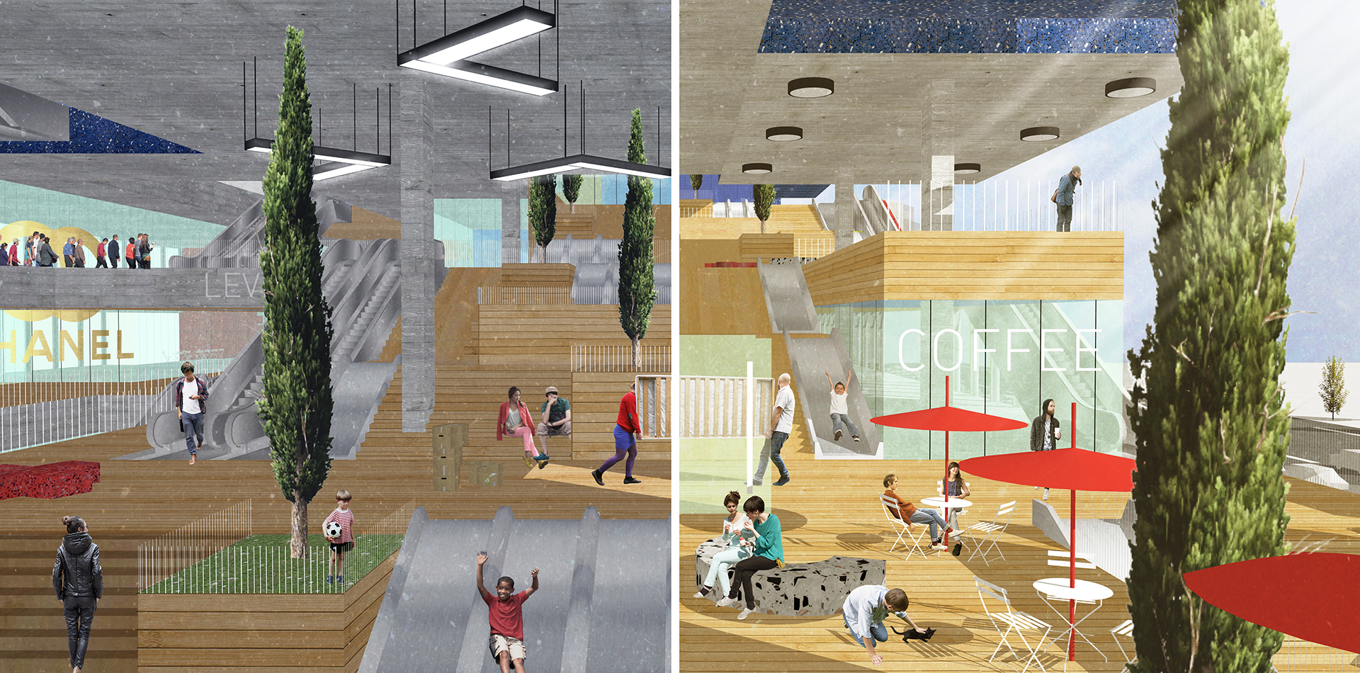 超级赛道 | 集成购物、娱乐与运动的创新设计-9