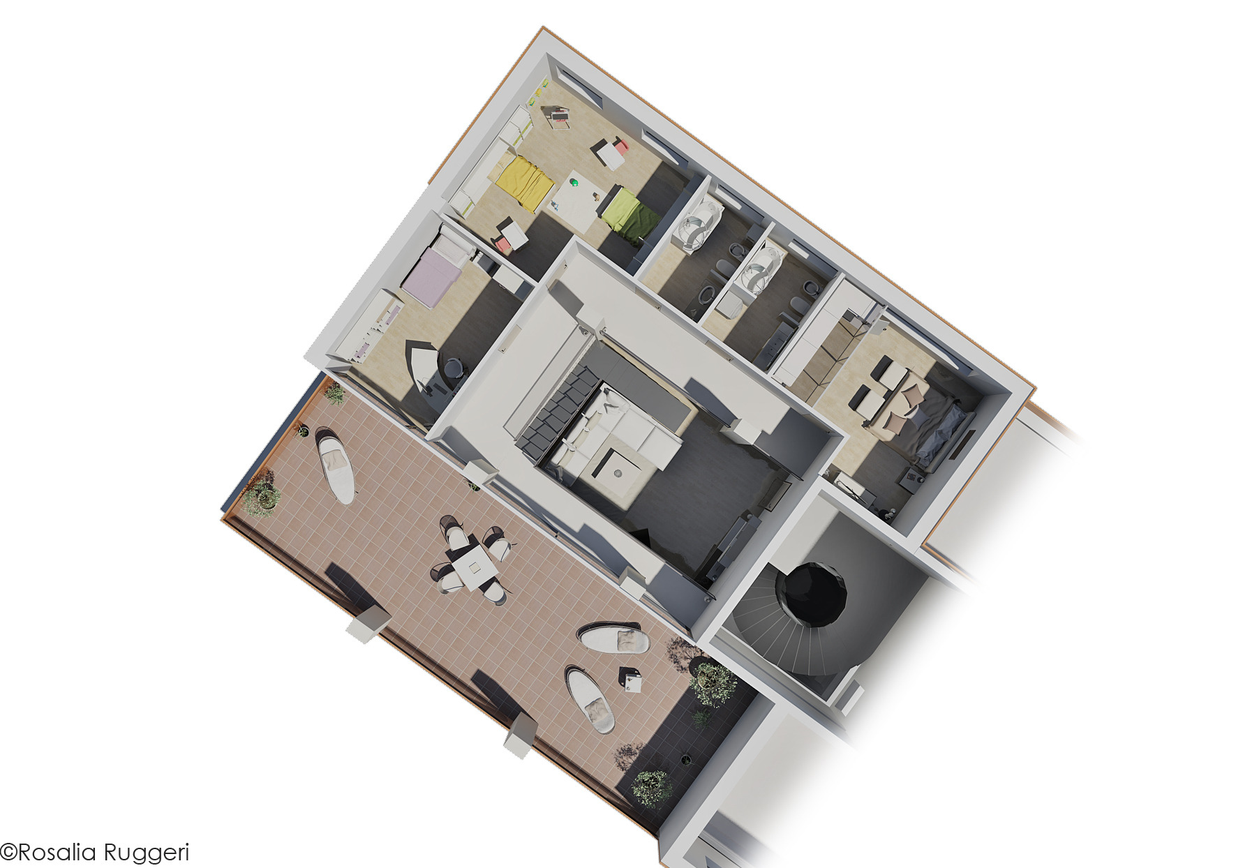 2014 年帕维亚住宅区室内设计案例解析-9