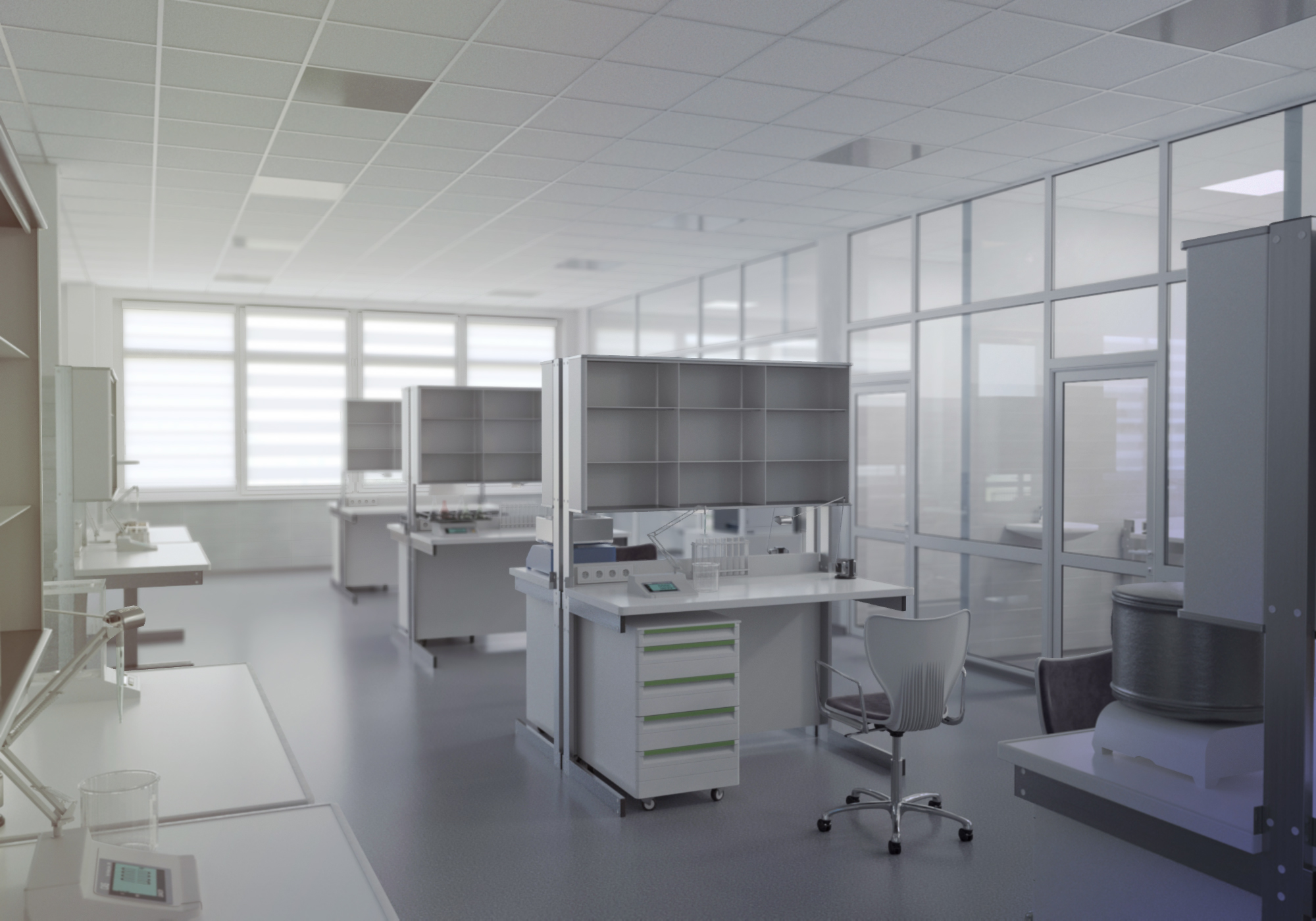 实验室室内设计，专业与美感的完美结合-2