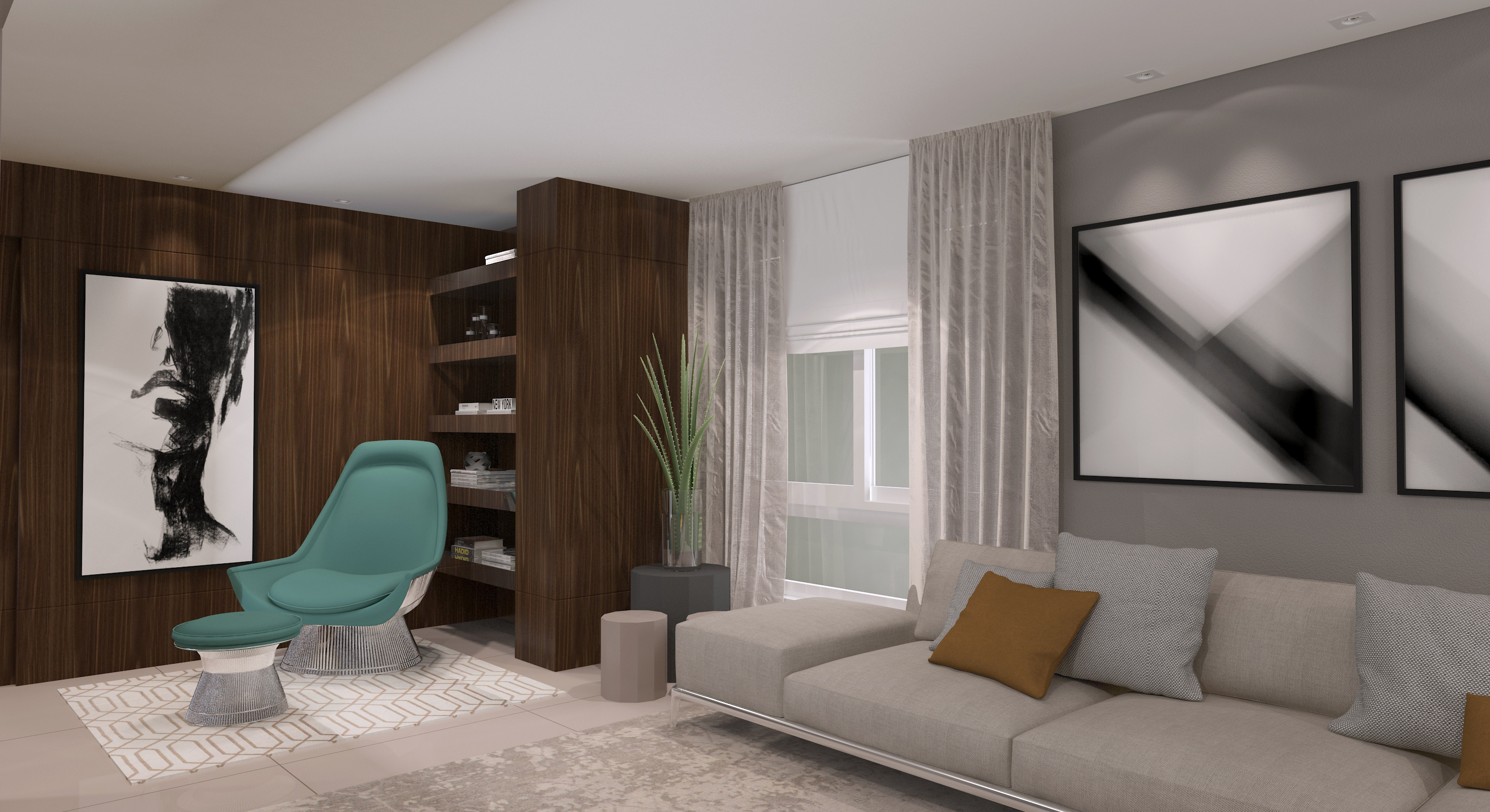 2017 年完成的 R|G 公寓室内设计-4