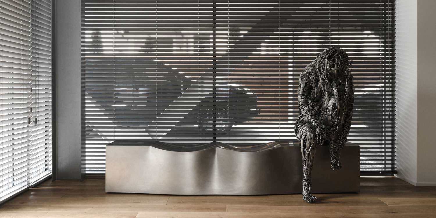 艺术之家 | 融入雕塑感的现代别墅设计-9