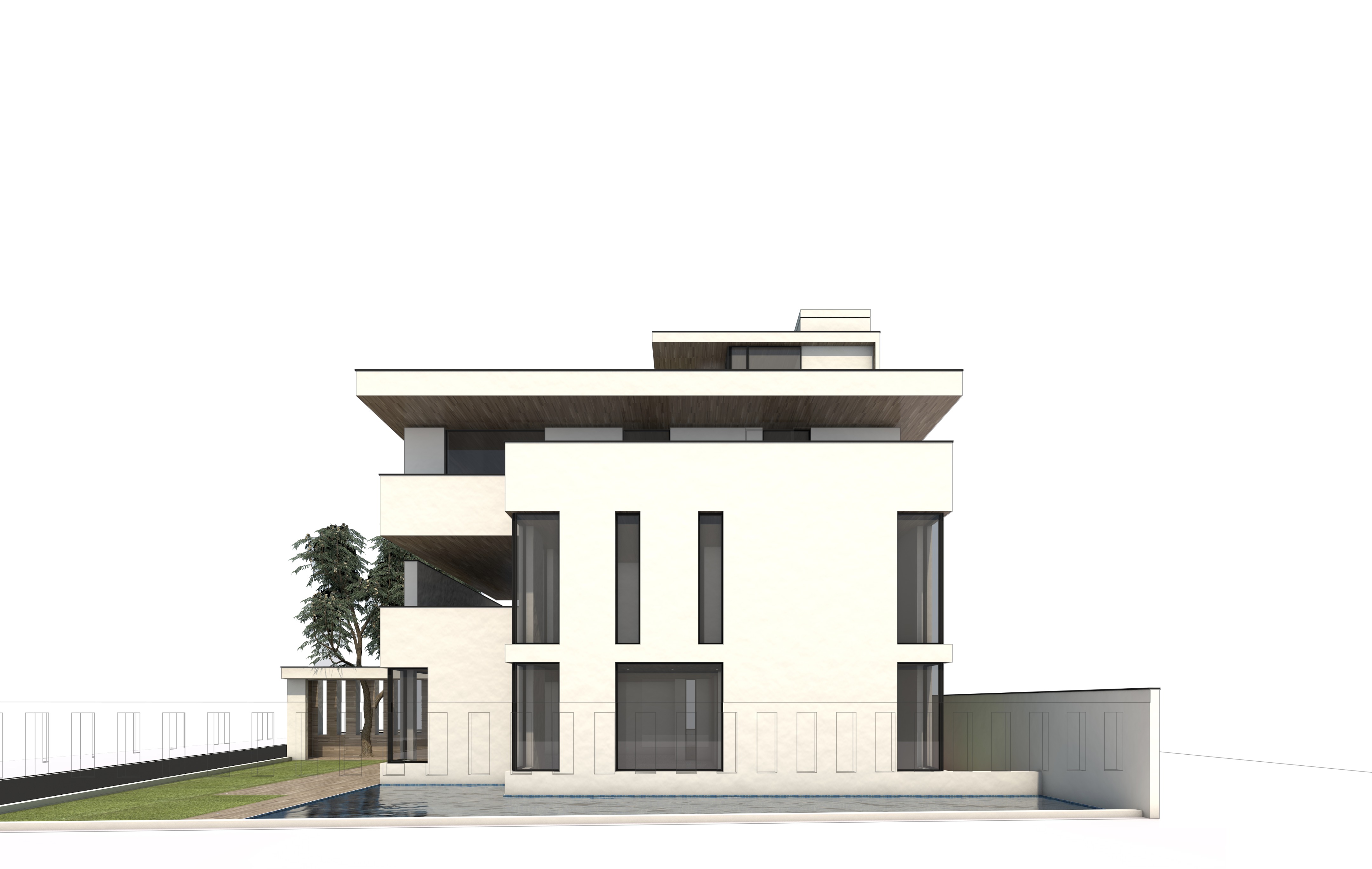 2016 年未实现的城市独栋住宅设计——INNA 别墅-7