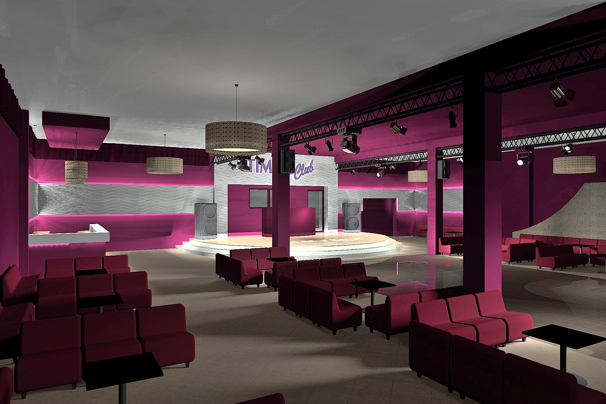 迪斯科舞厅的炫酷空间设计-0