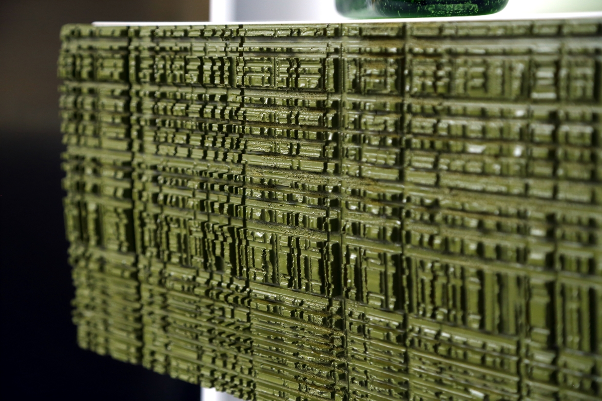 现代风格公寓设计，绿色与白色打造生活空间-25