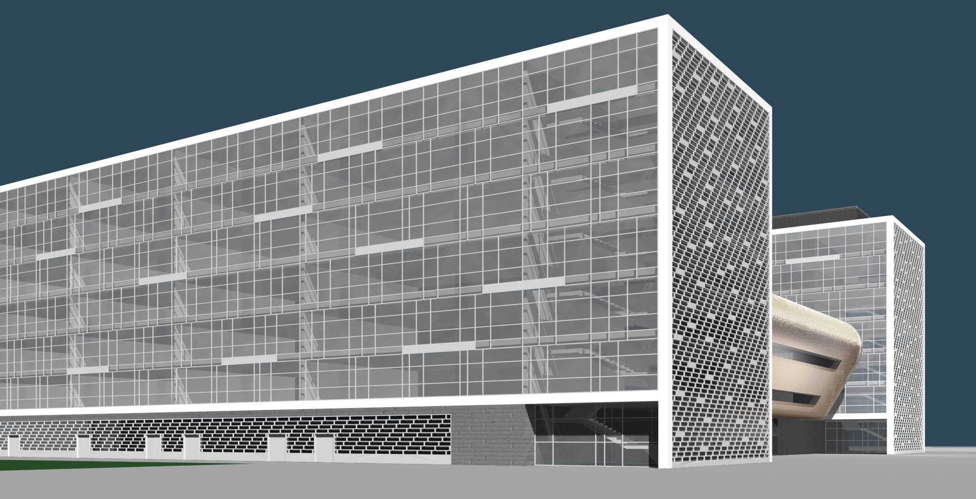 2006 年未实现的罗马会议中心设计-0