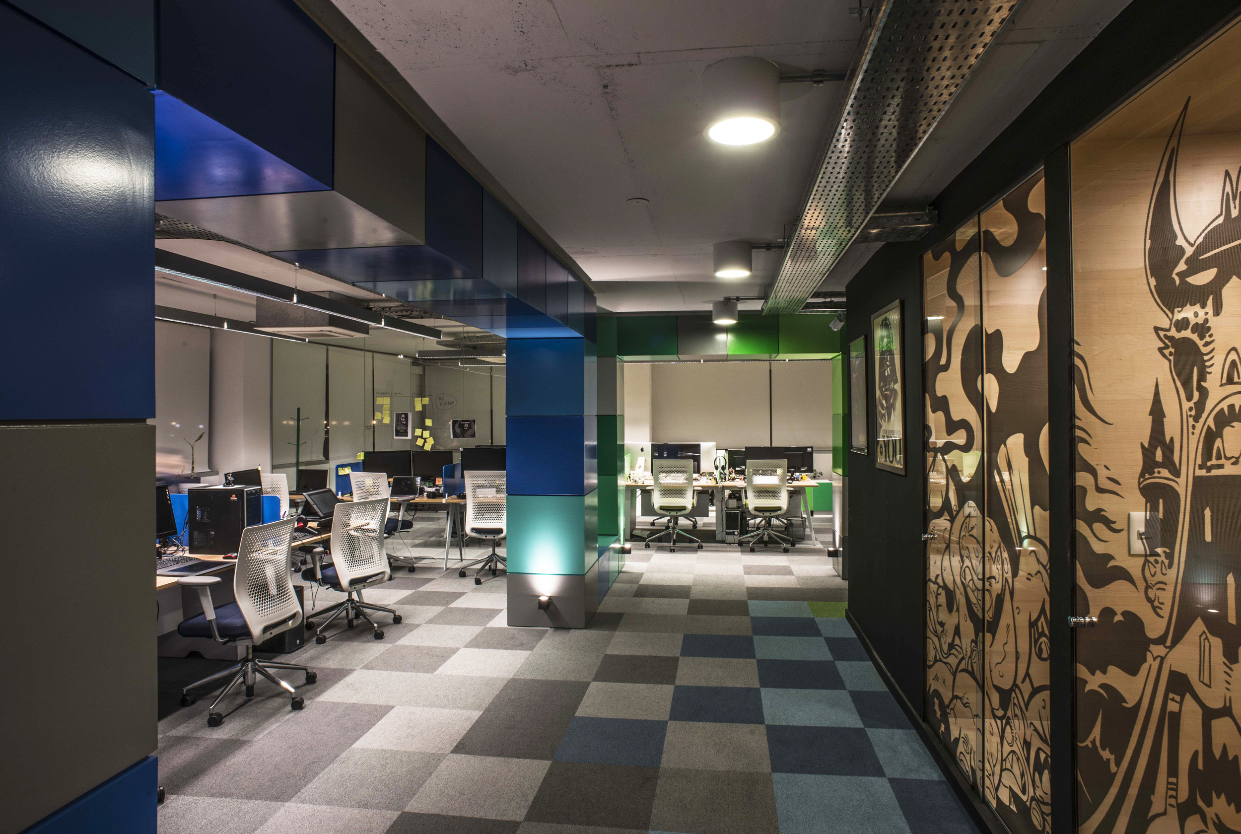 铁皮游戏总部办公空间设计-39