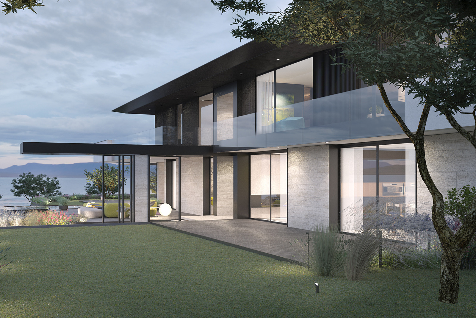 奥地利现代别墅设计与艺术融合-105