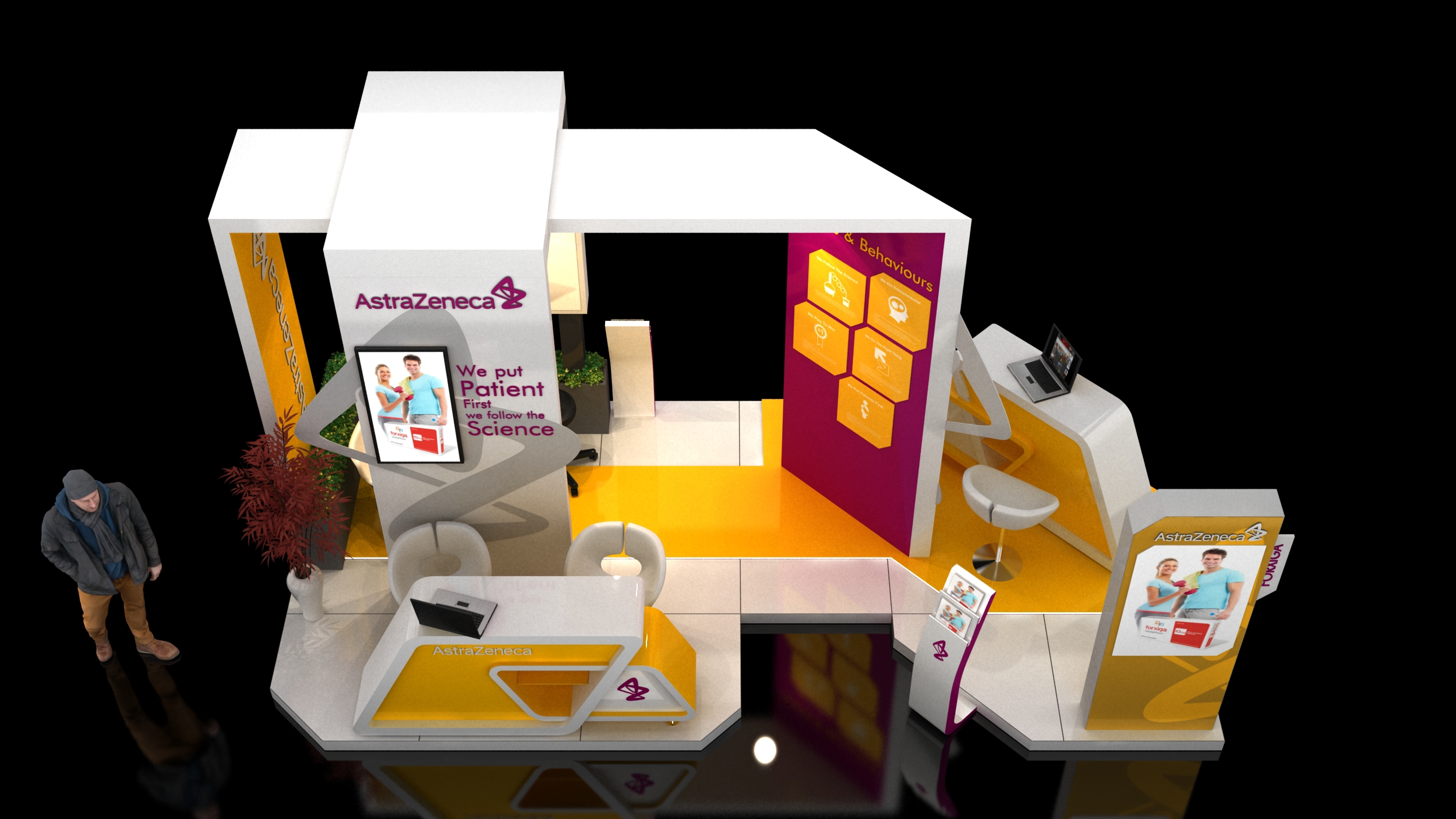 AstraZeneca 3x6 展位设计-6