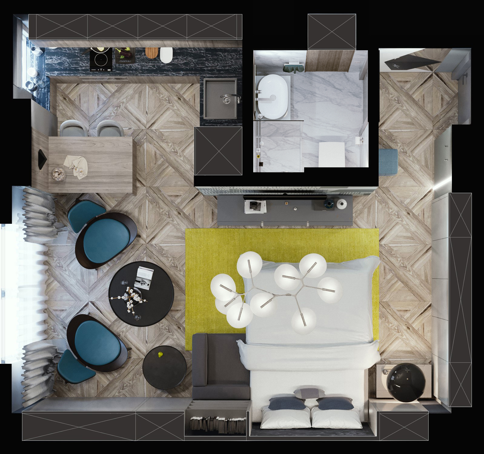 纽约 MINI 公寓，小空间大设计-2