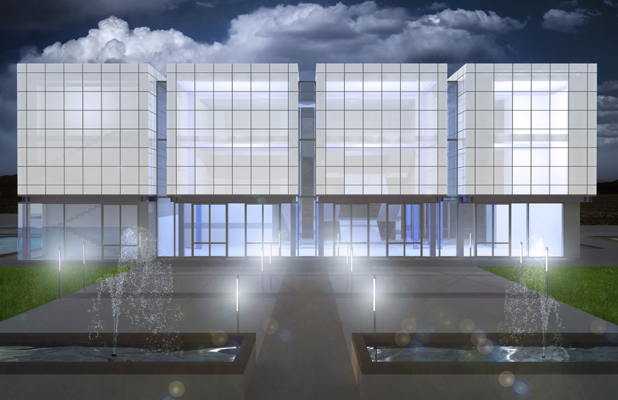 2017 年 Stone City 国际设计大赛作品——纯净的几何之美-1