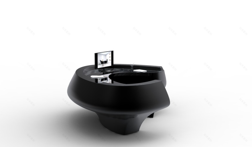 有机造型飞翼接待台-24