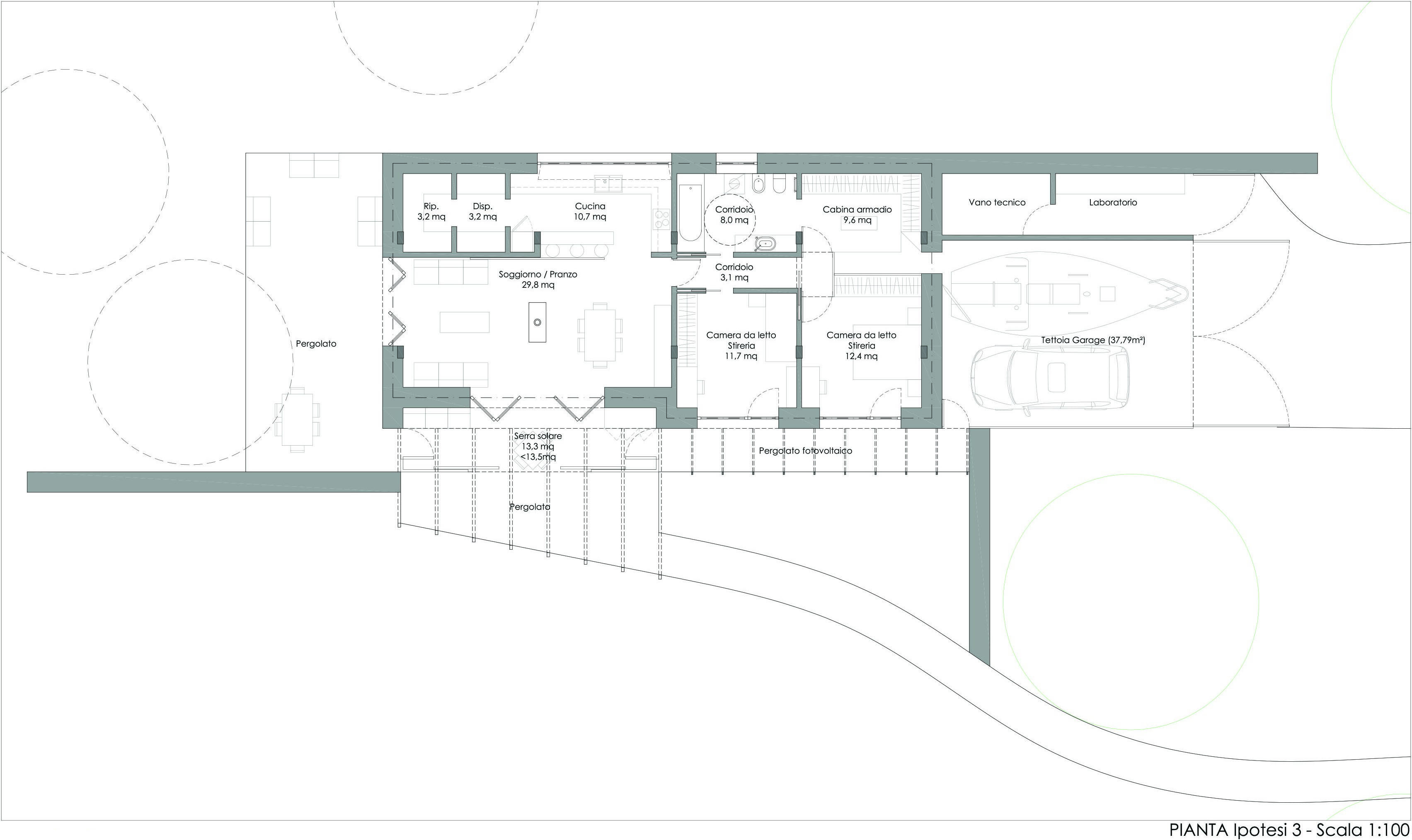环保生态的木质与稻草住宅设计-13