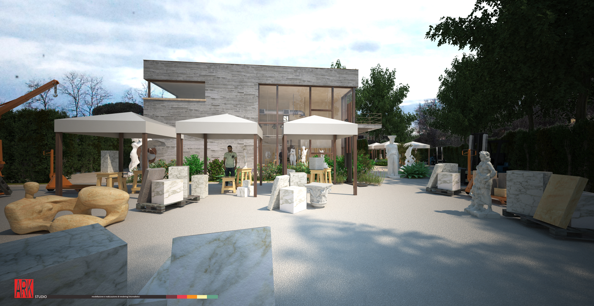 意大利雕塑学校内外部设计赏析-19