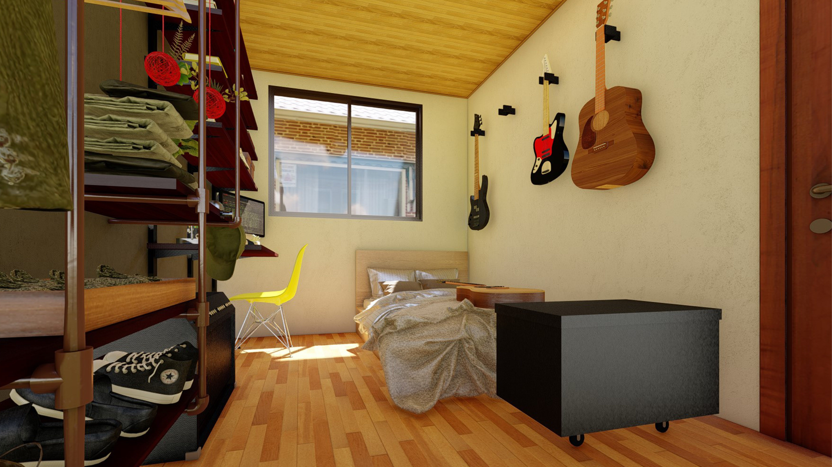 《七月四号室》——专为年轻程序员和音乐家打造的空间设计-12