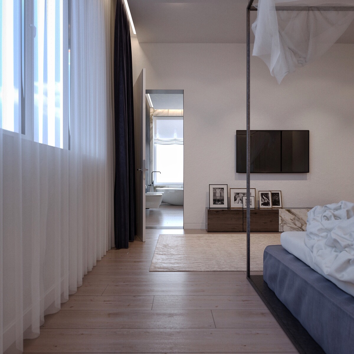 乌克兰极简私人住宅设计-3