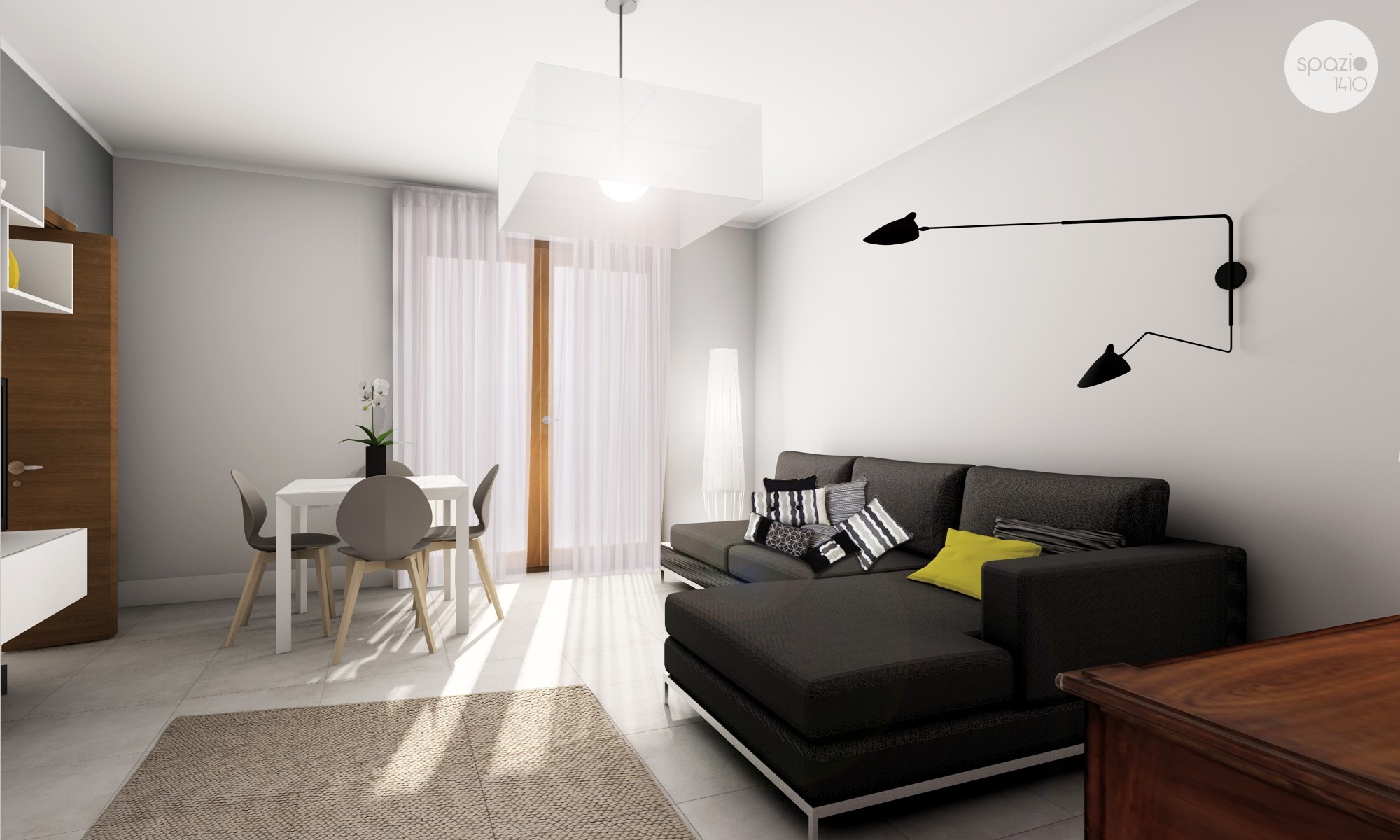 2014 年现代经典公寓设计案例 | 卧室配独立浴室，主次分明-23