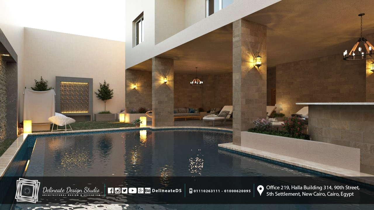 新开罗别墅 | 现代宜居的室内外设计-56