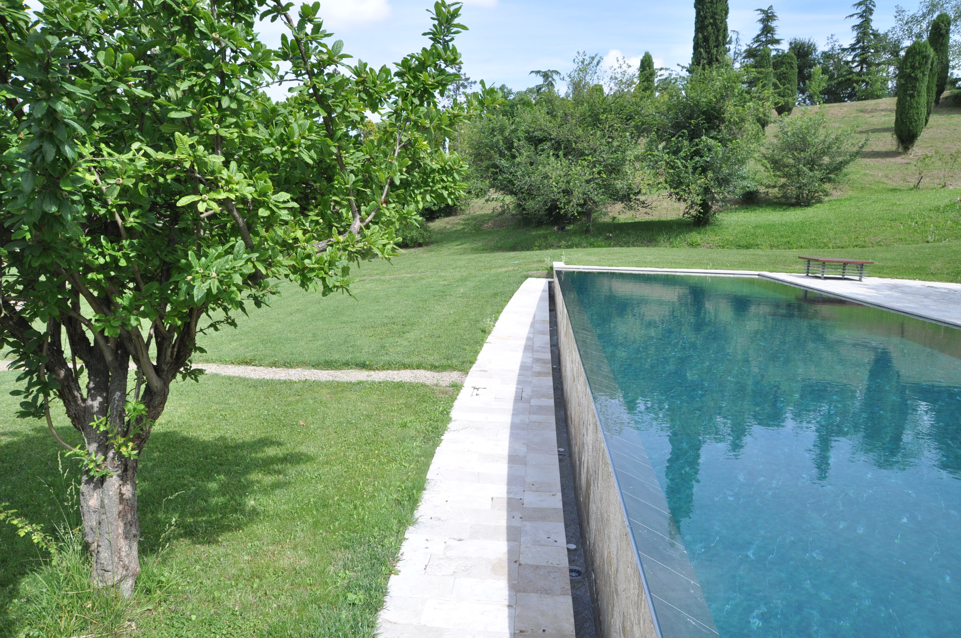 融入自然的精确手术 | 泳池与别墅-7