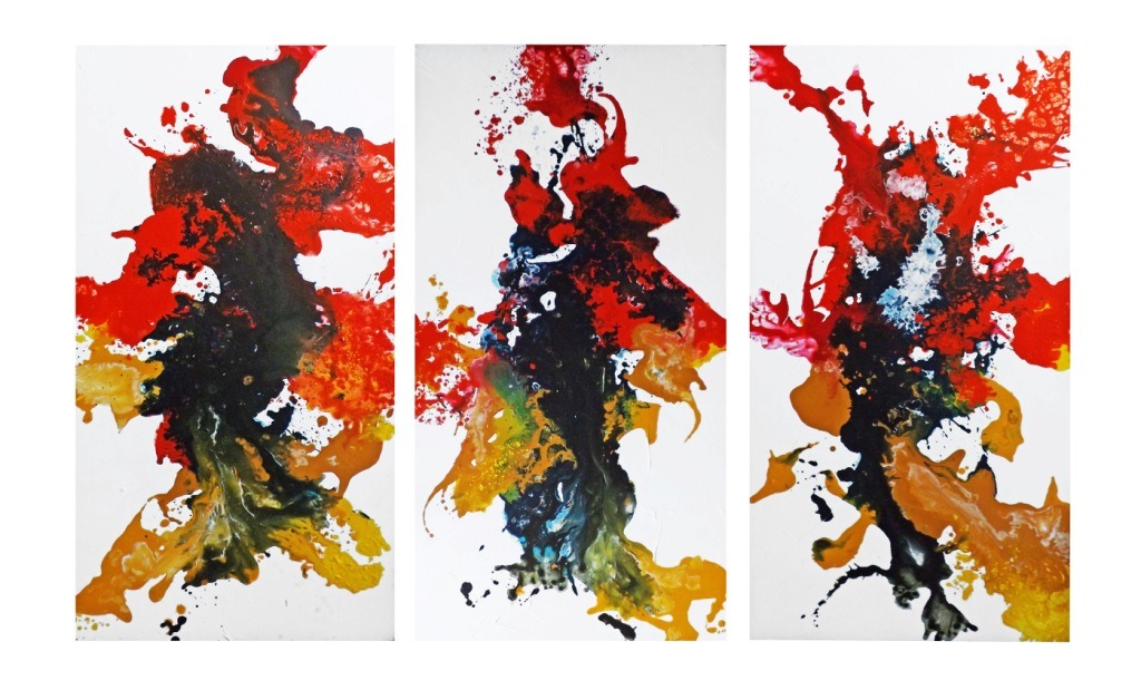 2014 年完成的 QVC Realty 俱乐部抽象流体画设计-15