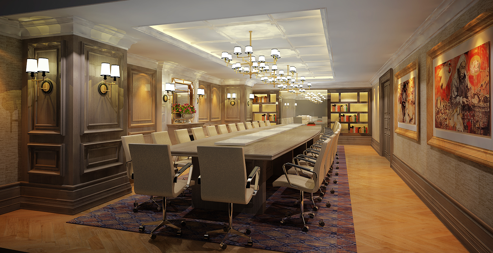 Glamour Meeting Room Interior @ Sudirman, Jakarta-0