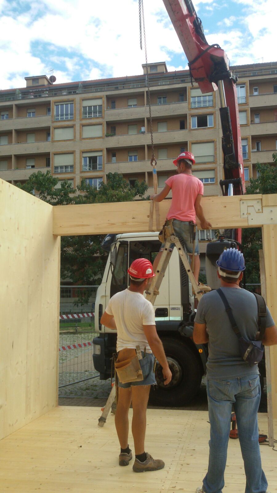 意大利都灵智能城市 Connego 公共广场木结构建筑-12