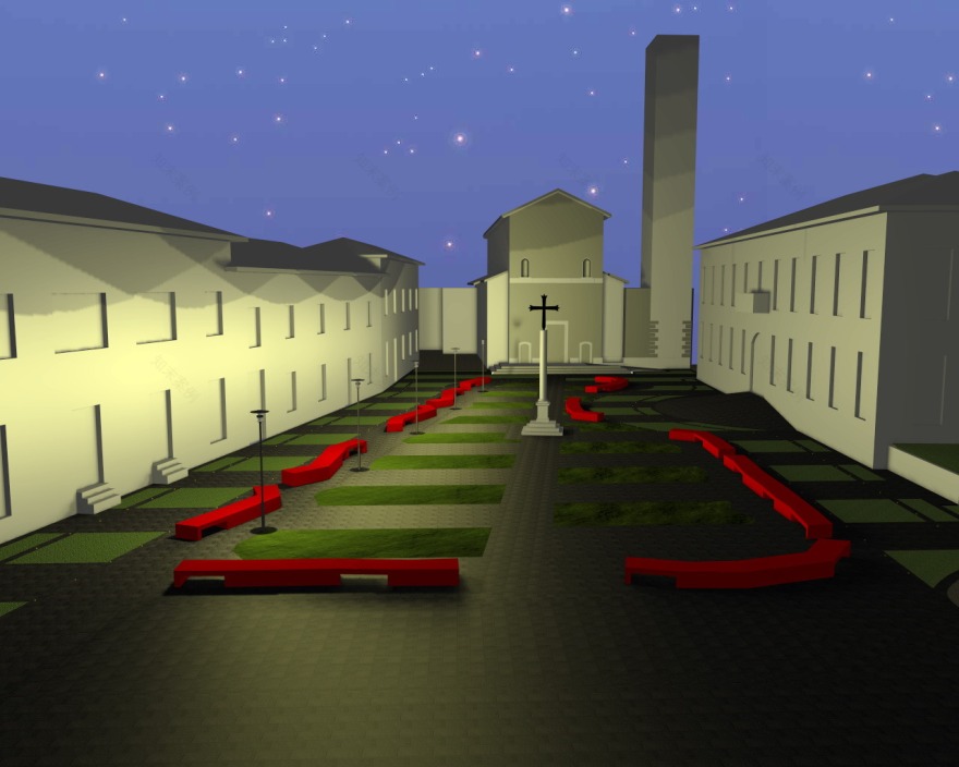 费内格罗中心广场改造设计-2