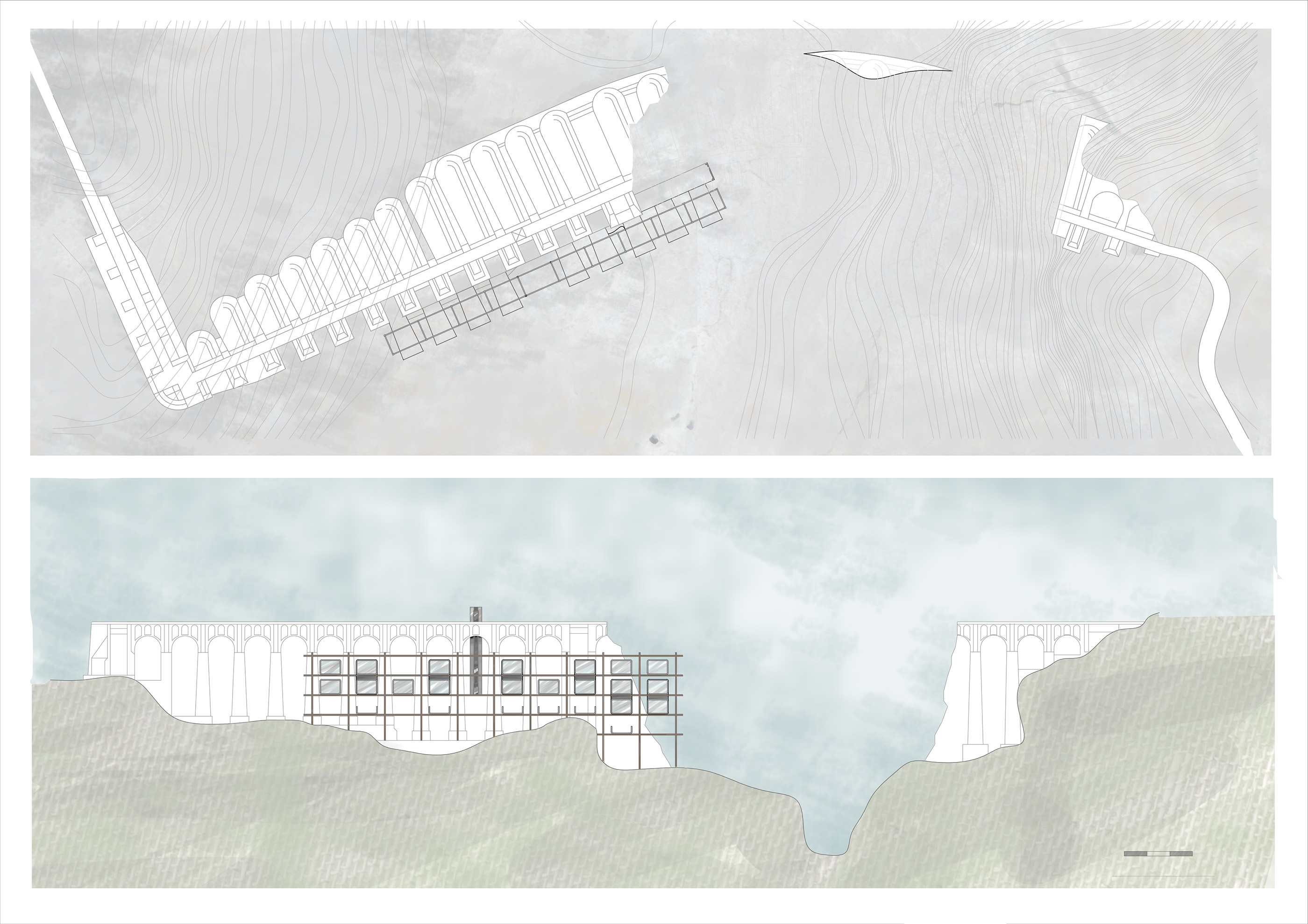 废弃水坝上的模块化建筑奇迹-5