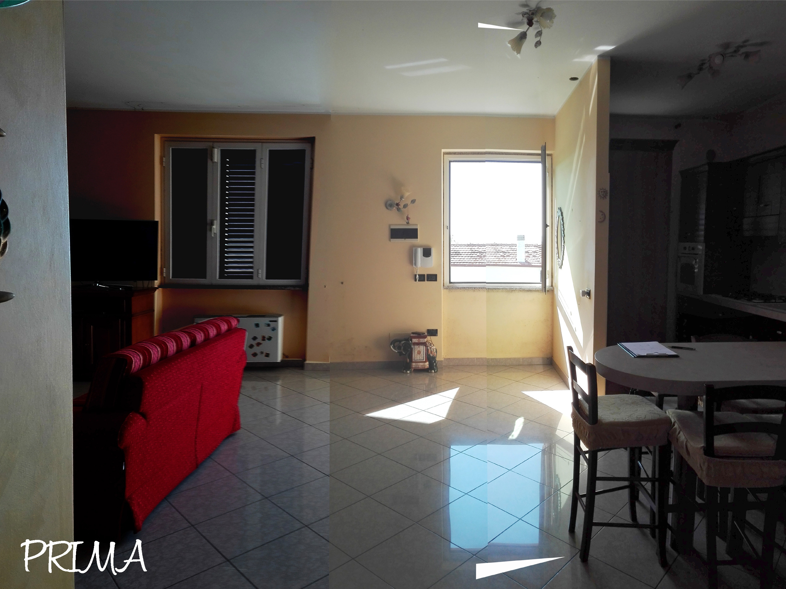 温馨开放式空间 | 意大利公寓客厅设计-38