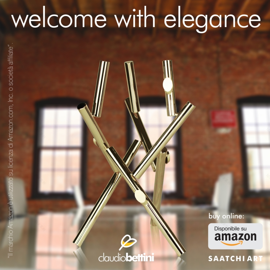 手工金属现代餐桌中心装饰-242