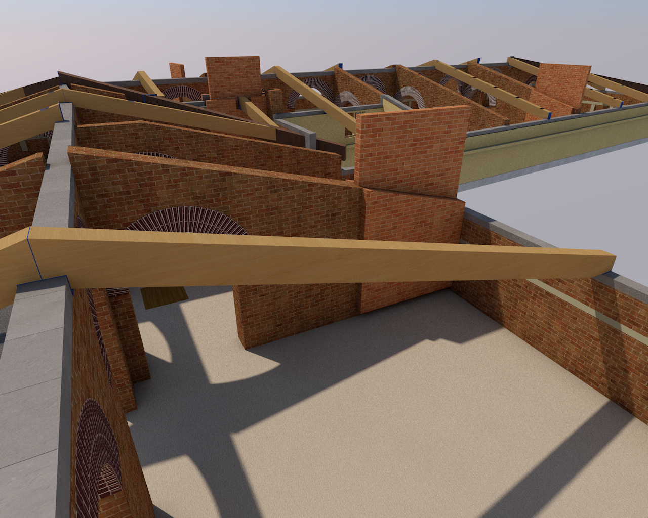 90 年代建筑翻新 | 木质嵌板与红砖的和谐共生-29